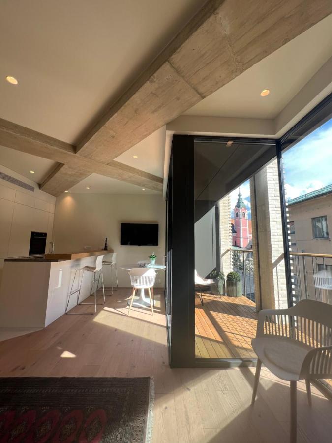 Castle View Luxury Suite Ljubljana Bagian luar foto